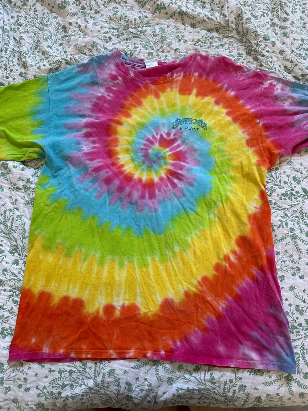 Sloppy Joes bar Tie-Dye Spiral Short Sleeve Tee